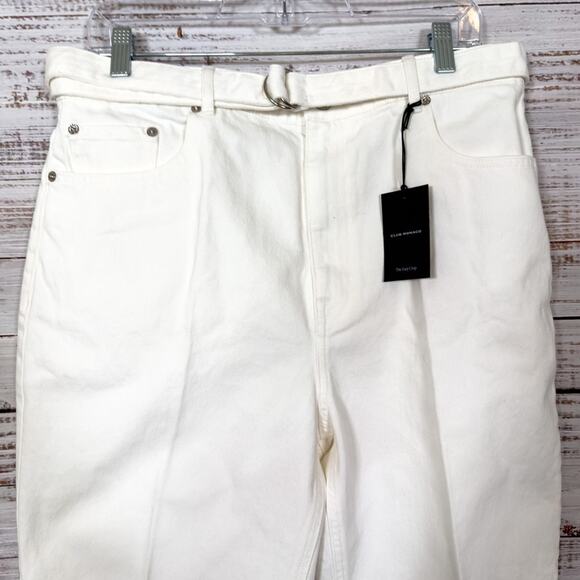 NEW Club Monaco Ecru The Easy Crop Jeans, NWT, Size 31, MSRP $130 - Picture 3 of 11